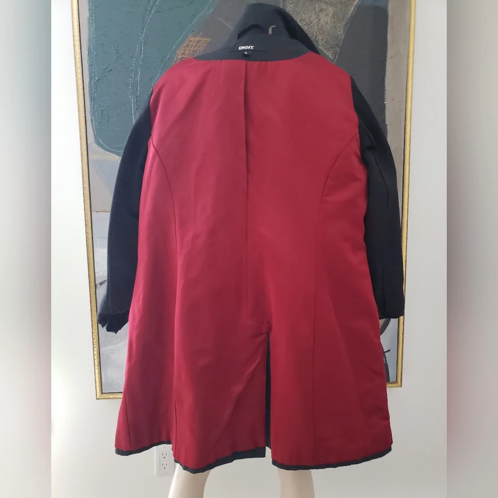 DKNY | Spring/Fall Coat with Ruffle Detail - Picture 11 of 11